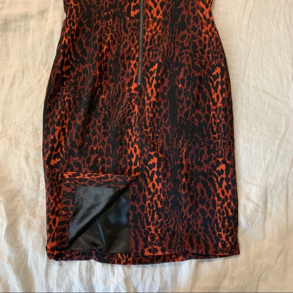 ❌SOLD❌Vintage Red cheetah print square neck dress - Picture 11 of 13